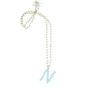 Pearl Initial N Pendant‎ Necklace Gold Chain Letter Fashion Jewelry